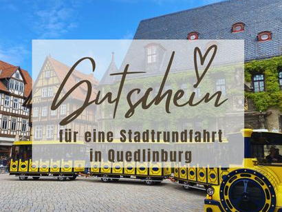 Tickets Quedlinburger Bimmelbahn während der Fahrt