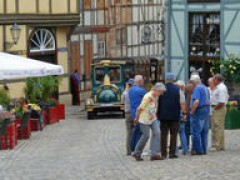 Die Bahn schnauft den Schlossberg hinauf