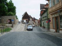 Kleine Gassen am Fu&szlig;e des Schlossberges