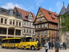 Our train on the market square