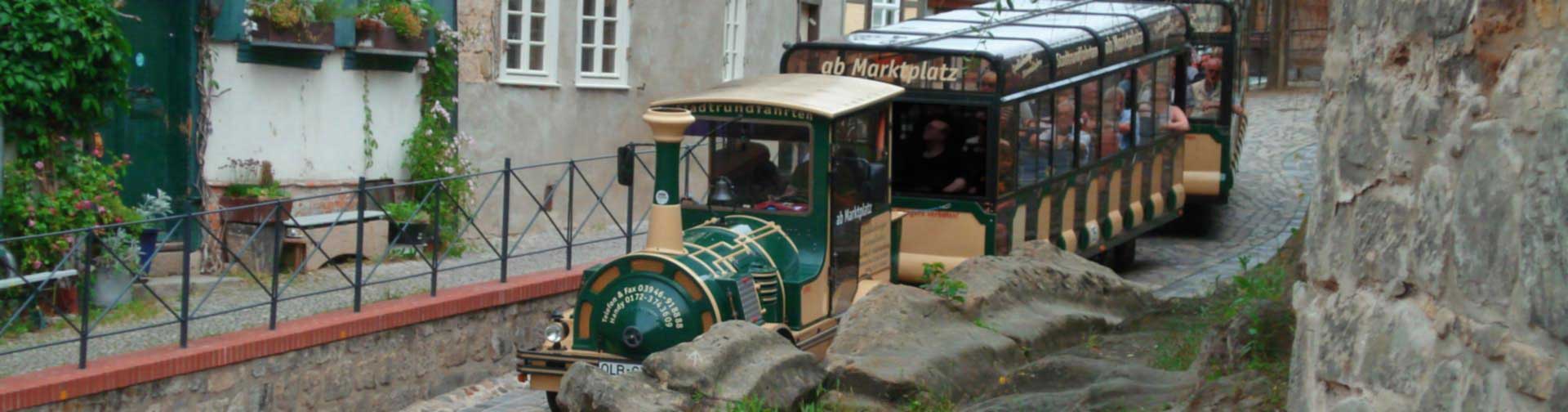 Quedlinburg. Descent from the Schlossberg